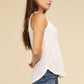 V Neck Sleeveless Cami Top