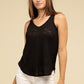 V Neck Sleeveless Cami Top