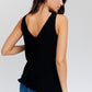 Front and Back Deep V-Neck Tank Top