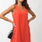 Sleeveless V-Neck Dress