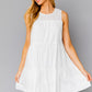 Sleeveless Tiered Mini Dress