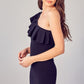 One Shoulder Ruffle Dress