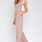 Sleeveless Scoop Neck Wide Leg Jumpsuit