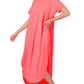 Brushed DTY Short Sleeve Maxi Dress