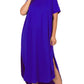 Plus Brushed DTY Short Sleeve Maxi Dress