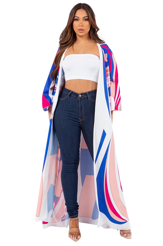 Sexy Floor Length Kimono