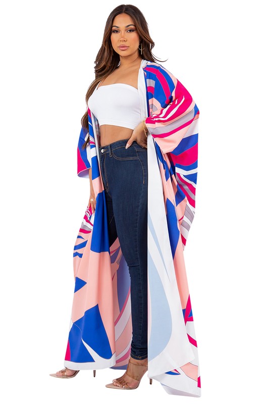 Sexy Floor Length Kimono