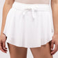 Ruffle Hem Tennis Skirt with Hidden Inner Pockets