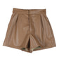 Vegan leather shorts