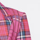 Rose Plaid Blazer