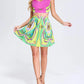 Lavish in Pink Two Piece Crop tank and Skirt Sexy Set