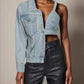 Asymmetrical Denim Jacket