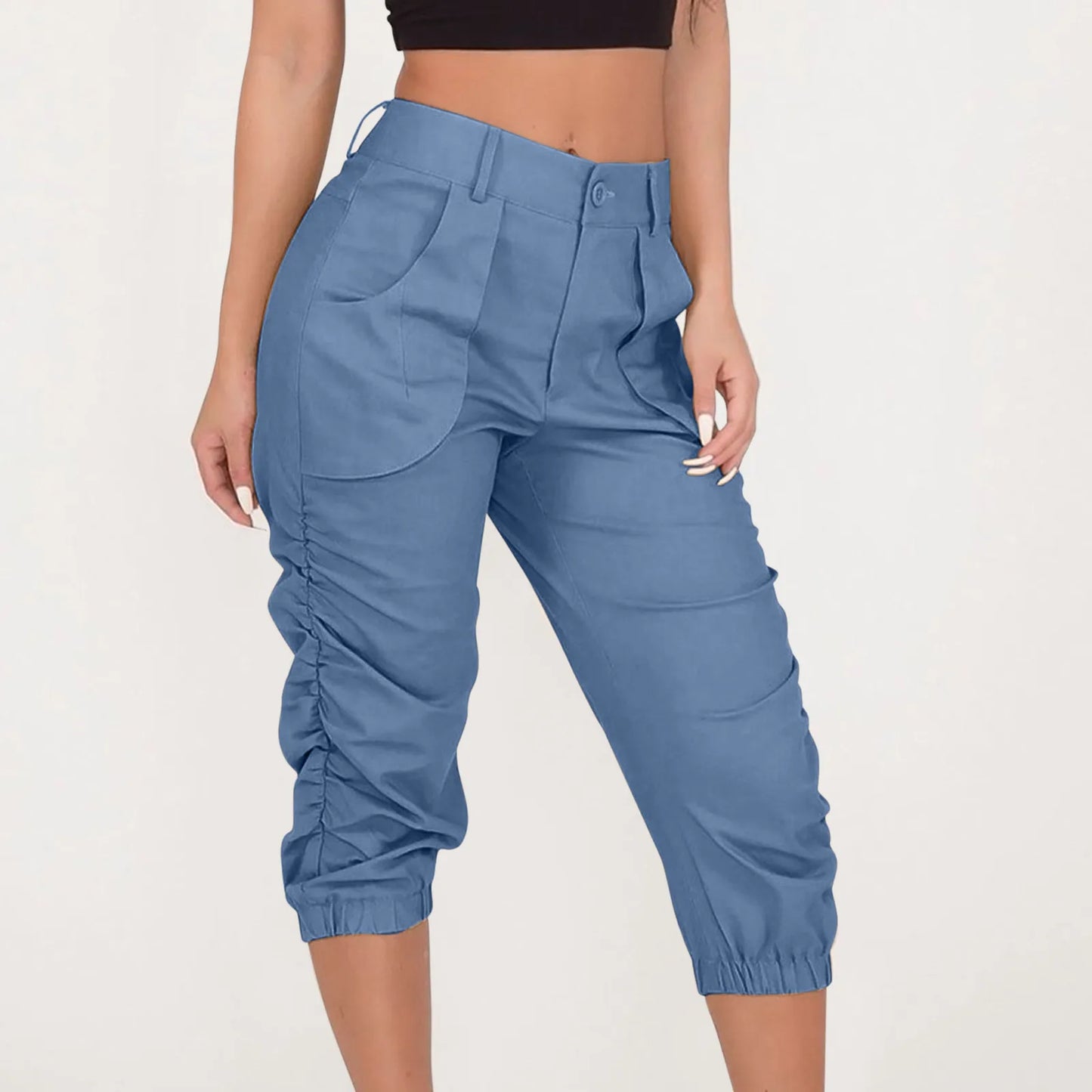 Cropped Cargo Pants