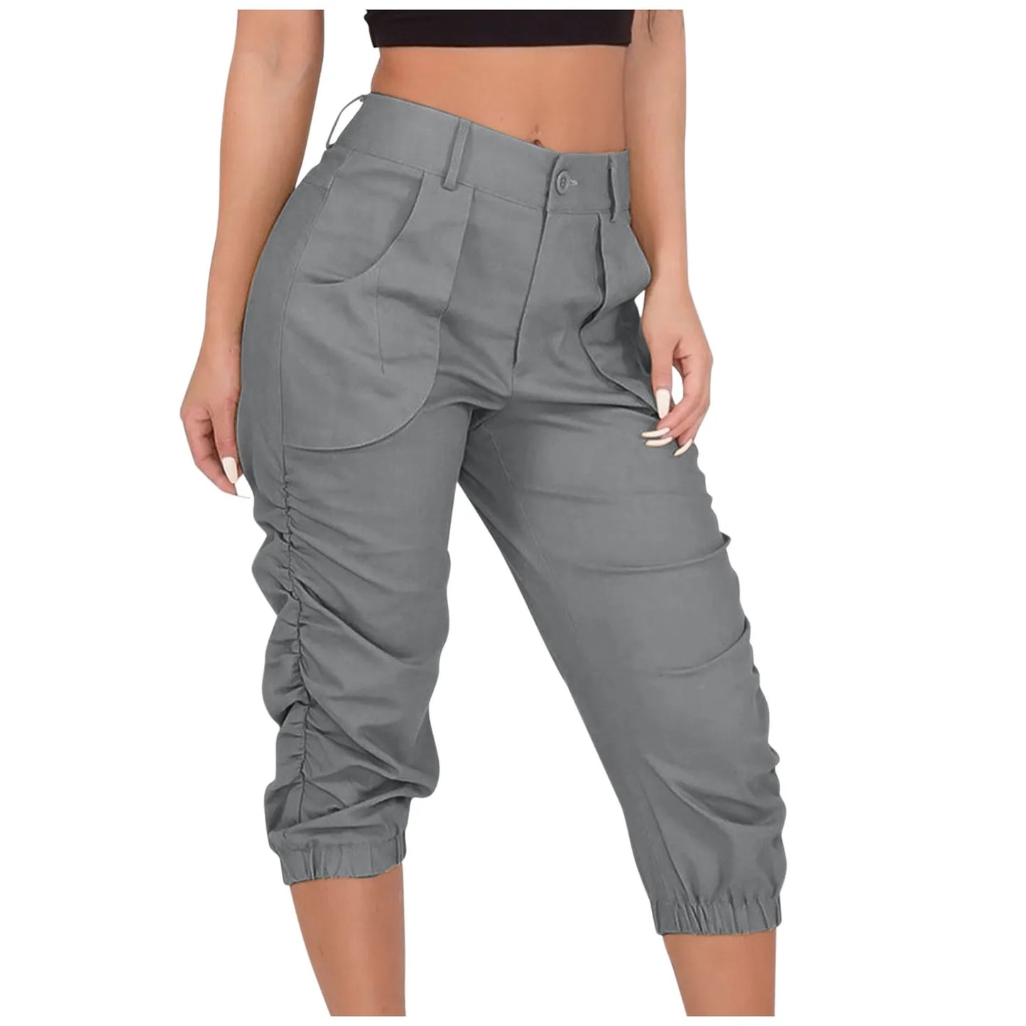 Cropped Cargo Pants