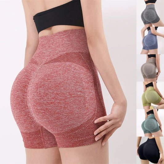 Women High Waist Butt Lifting Yoga Shorts