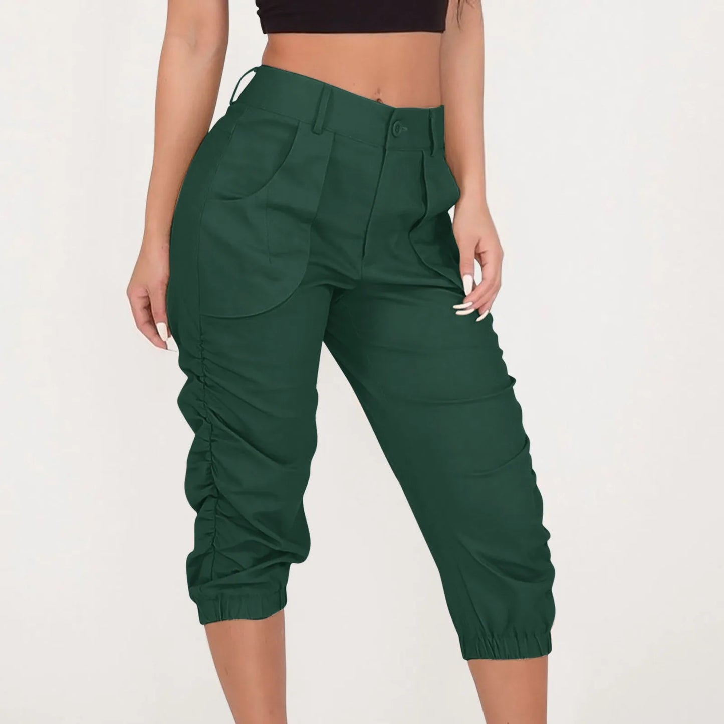 Cropped Cargo Pants