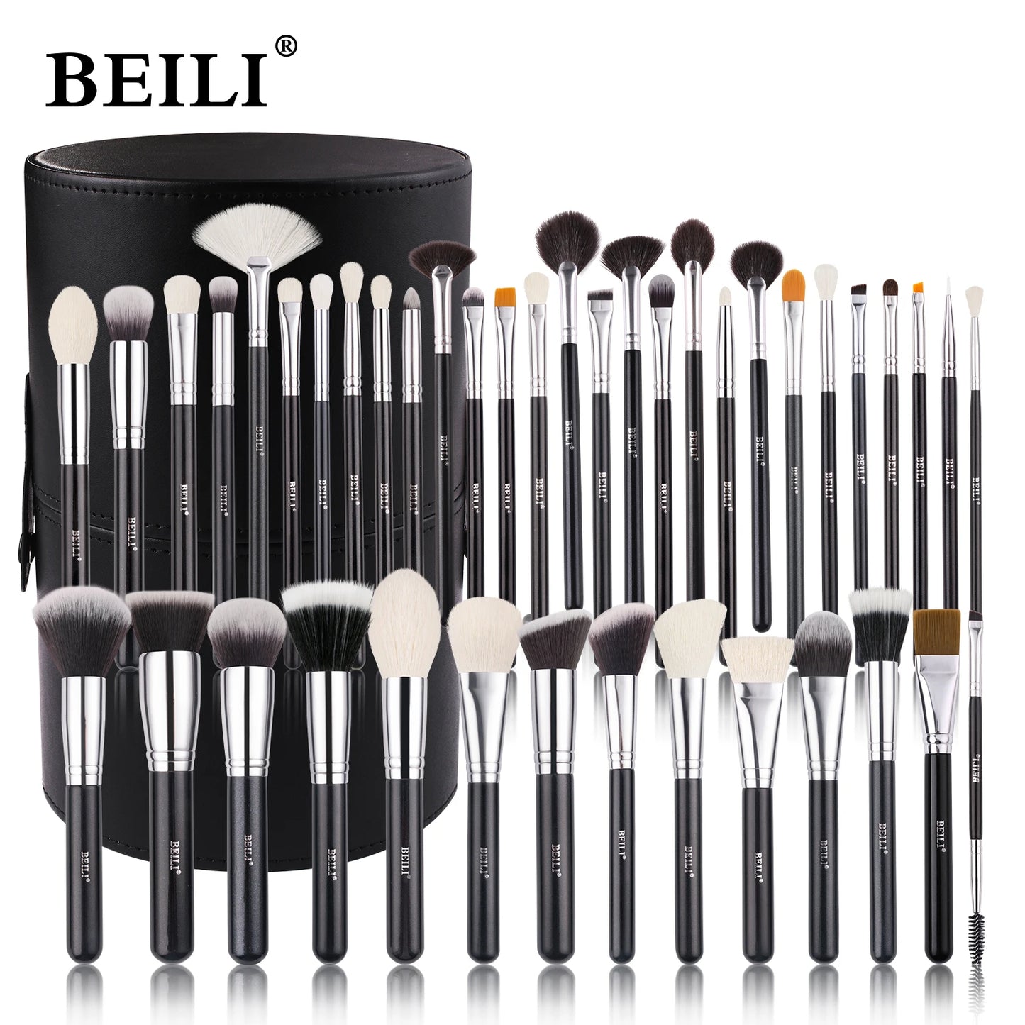 Professional Natural Make Up Brush Set