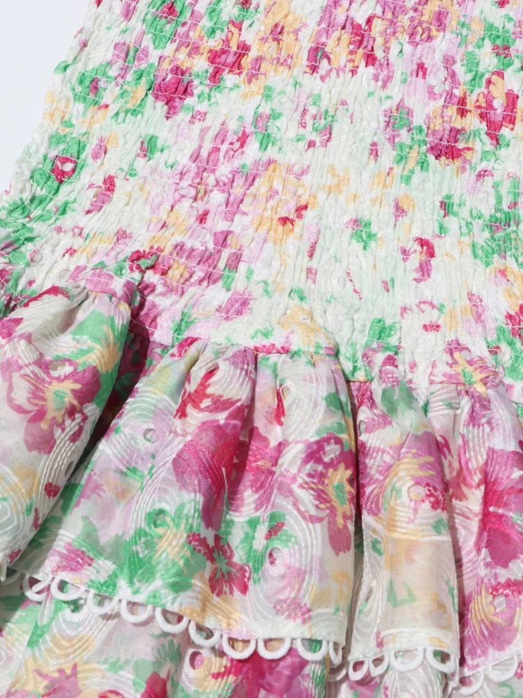 Gianella Floral Print Dress