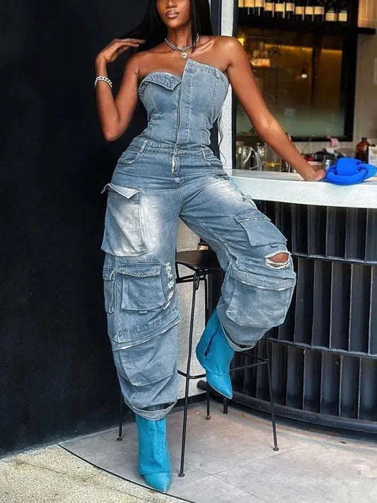 Tami Denim Jumpsuit