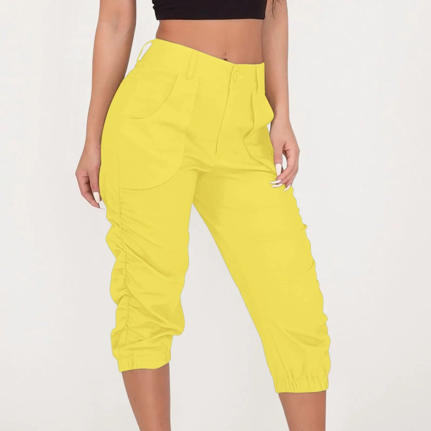 Cropped Cargo Pants