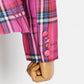 Rose Plaid Blazer
