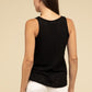 V Neck Sleeveless Cami Top