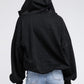 Stitch Detailed Elastic Hem Hoodie