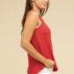 V Neck Sleeveless Cami Top