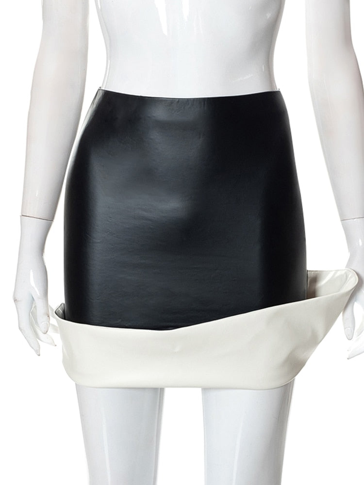 Prisca Vegan Leather Skirt